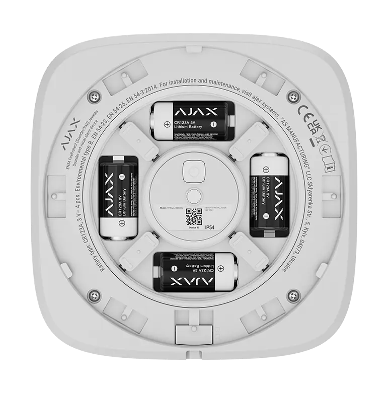 [PN16426] AJAX EN54 FireProtect (Sounder) White_Gallery 1.webp