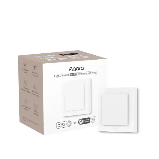 [SEL.SKILLOS.WS-K07E.MTR/THR/ZB/Wh] Aqara Smart Light Switch H2 Thread/Zigbee